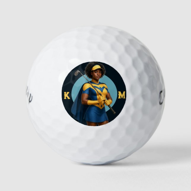 Balles De Golf Personalized Superhero Callaway Warbird Golf Balls (Devant)