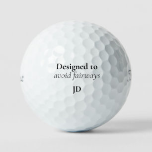 Balles De Golf Personnalisé amusant conçu pour éviter les titres