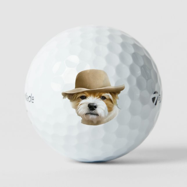 Balles De Golf Personnalisé Chien Animaux de Compagnie Photo Mode (Recto)