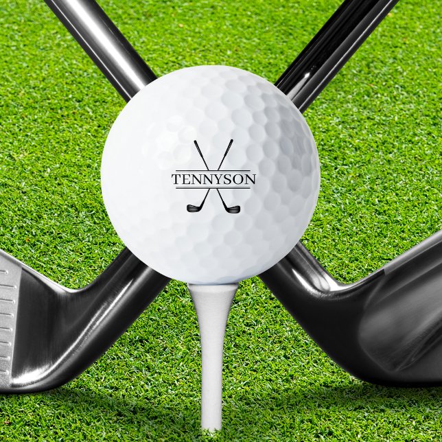 Balles De Golf Personnalisé Créez Votre Propre Nom Monogramme Élé (Créateur téléchargé)