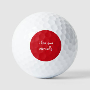 Balles De Golf Personnalisé, Romantique, Amour Éternel 