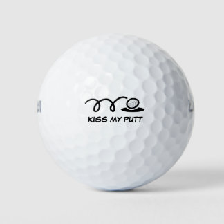 Balles de golf personnalisées avec citation amusan