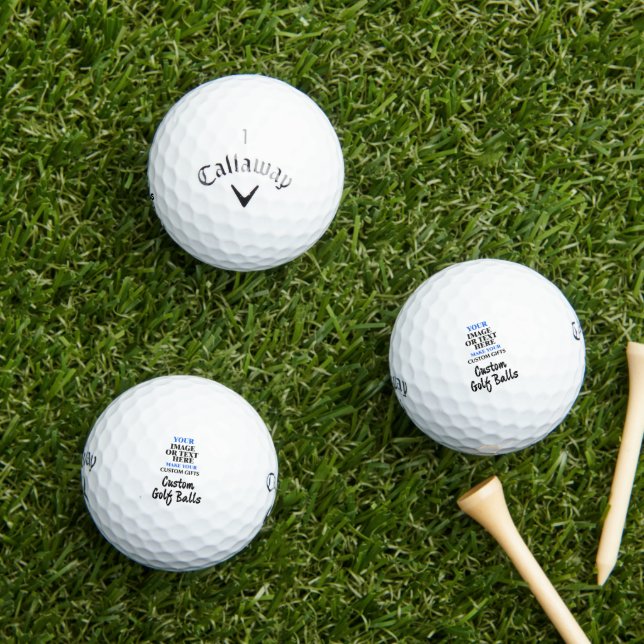 Balles de Golf Personnalisées Pour Papa - Cadeau P (Herbe in situ)