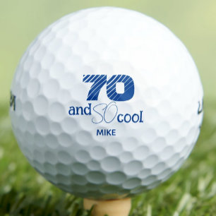 Balles de golf personnalisées pour une fête d'anni