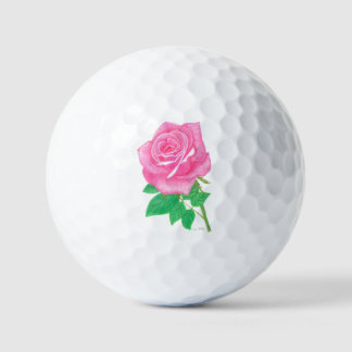 Balles de golf personnalisées Rose Rose
