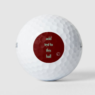 Balles De Golf Personnaliser