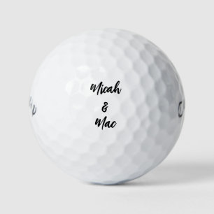 Balles De Golf Personnaliser les noms de script de l'onglet