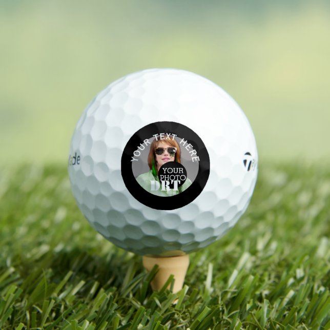 Balles De Golf Personnaliser votre texte Monogramme Votre image s (T-shirt Insitu)
