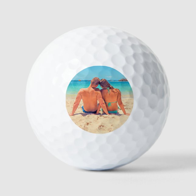 Balles De Golf Personnalisez votre photo Boules de golf Cadeau pe (Recto)