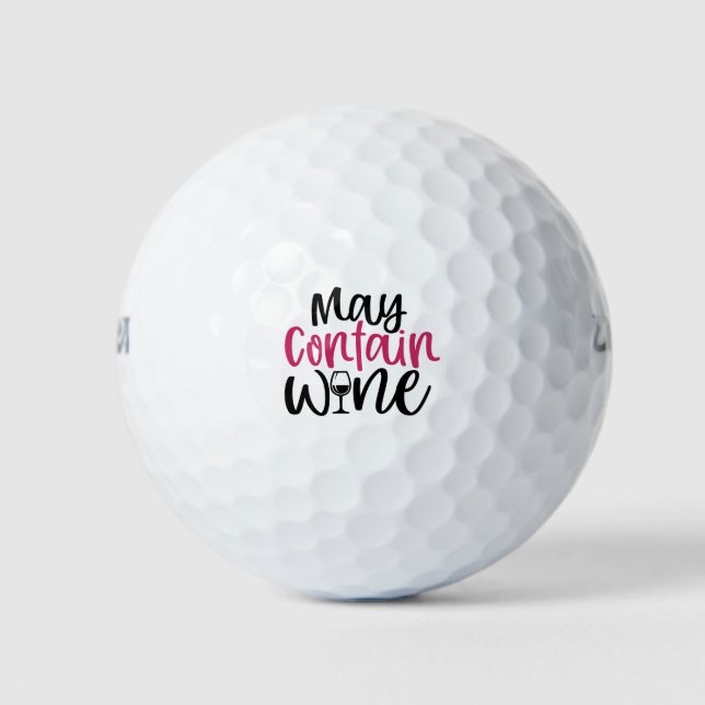 Balles De Golf Peut contenir du vin (Devant)