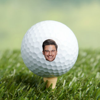 Balles De Golf Photo de visage personnalisé
