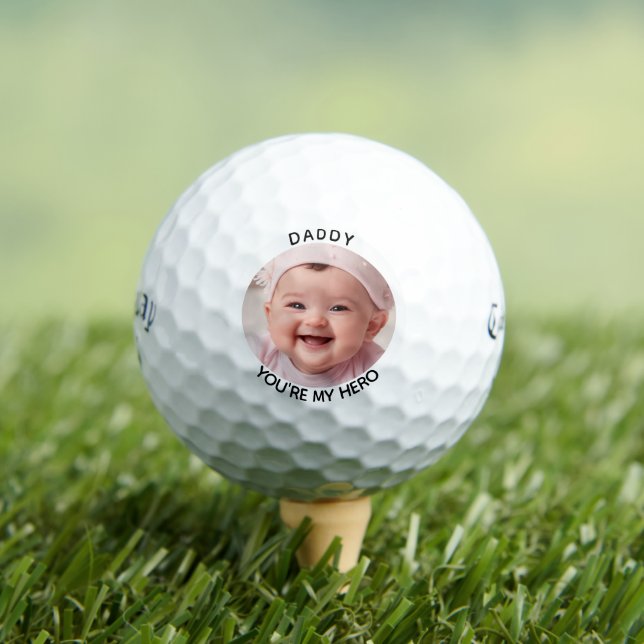 Balles De Golf Photo personnalisée moderne tendance personnalisée (T-shirt Insitu)