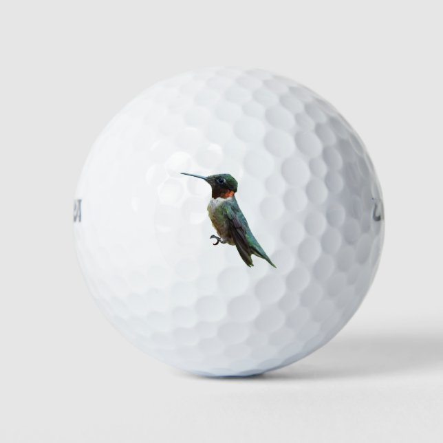 Balles De Golf Photographie d'oiseau de colibri à gorge rubis (Devant)