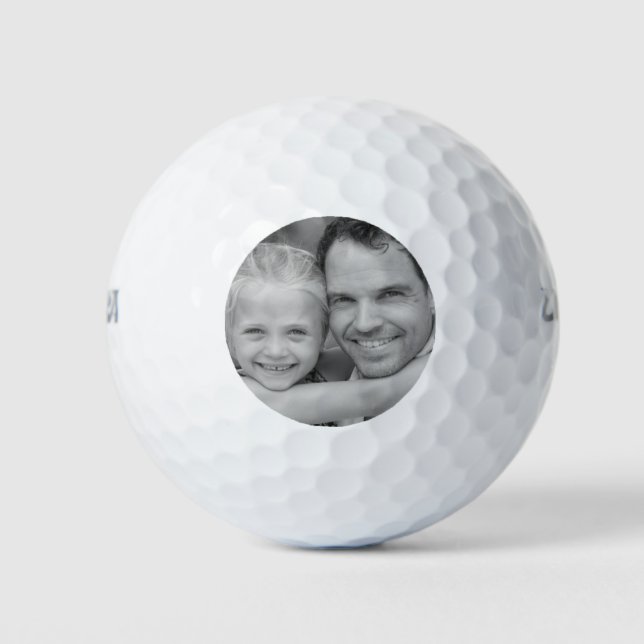 Balles De Golf Photographie personnalisée avec filtre SW (Devant)