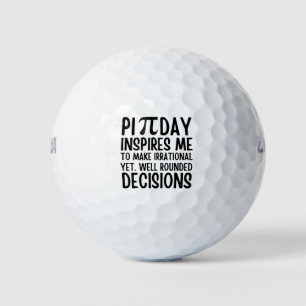 Balles De Golf Pi Day Funny