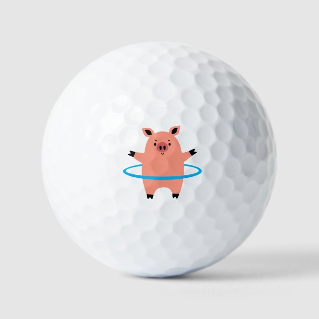 Balles De Golf Pig Hula Hoop (Recto)