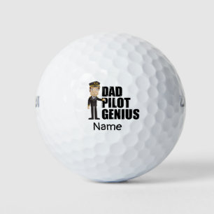 Balles De Golf Pilote père génie avec pilote uniforme pour Golfer