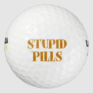 Balles De Golf Pilules stupides