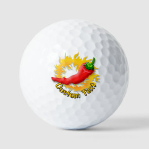 Balles De Golf Piment avec Flamme