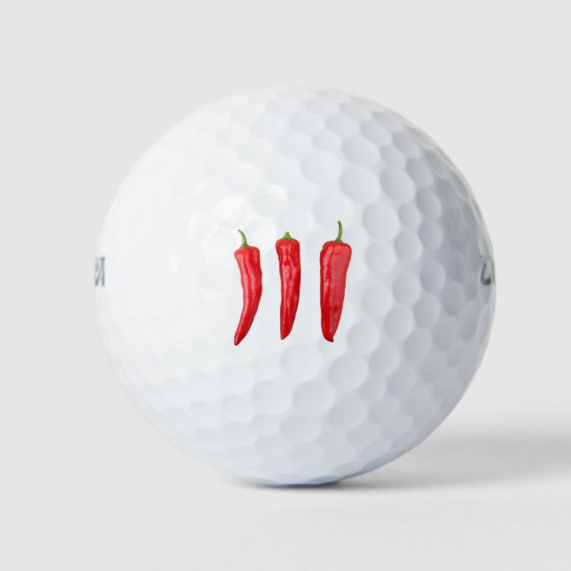 Balles De Golf Piments rouges (Devant)
