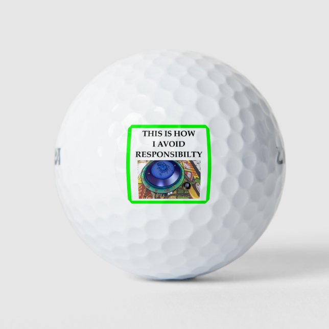 BALLES DE GOLF PINBALL (Devant)