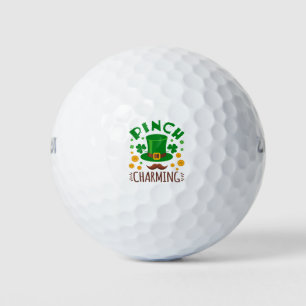 Balles De Golf Pinch Charming Funny Jour de la Saint Patrick Homm
