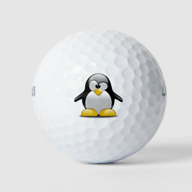 Balles De Golf Pingouin, mignon (Devant)