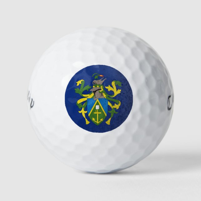 Balles De Golf Pitcairn Islands (Devant)