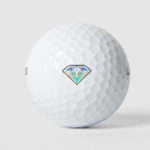 Balles De Golf Pixel art gem diamant