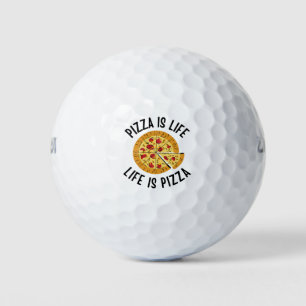 Balles De Golf Pizza, c'est la vie, c'est la pizza, c'est drôle