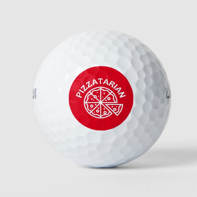 Balles De Golf Pizzatarienne (Devant)