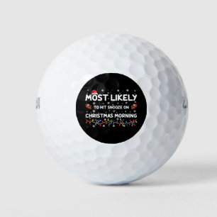 Balles De Golf Plus susceptible de cliquer sur snooze le matin de