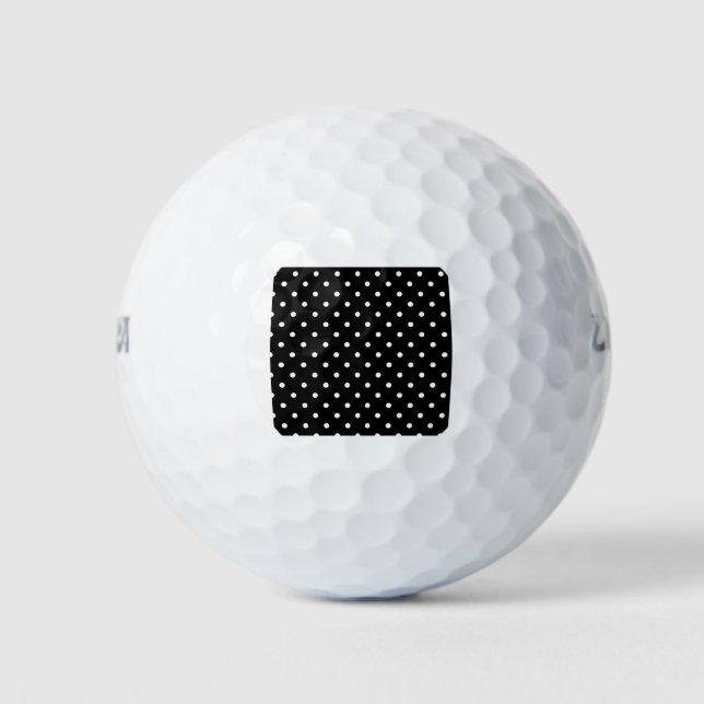 Balles De Golf Pois noirs (Devant)
