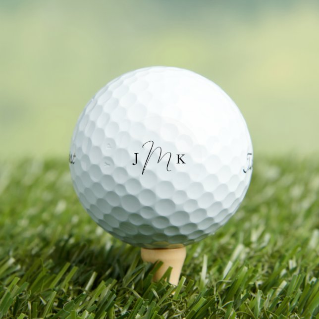 Balles De Golf Police mixte moderne Monogram Titleist Pro VI (T-shirt Insitu)
