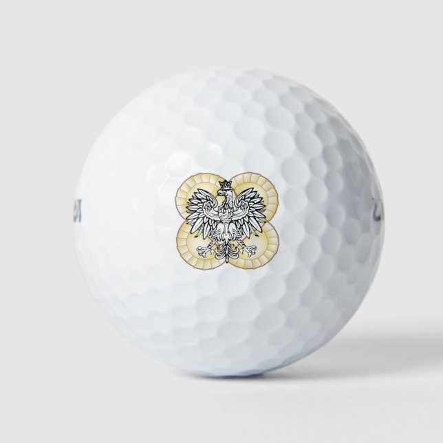Balles De Golf Polonais Eagle Pierogi Golf Balls (Devant)