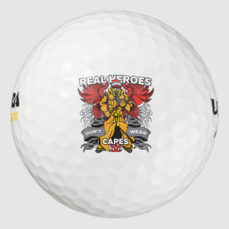 Balles De Golf Pompier de véritables héros