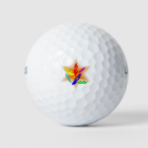 Balles De Golf Pop Art Chien Empreintes de pattes