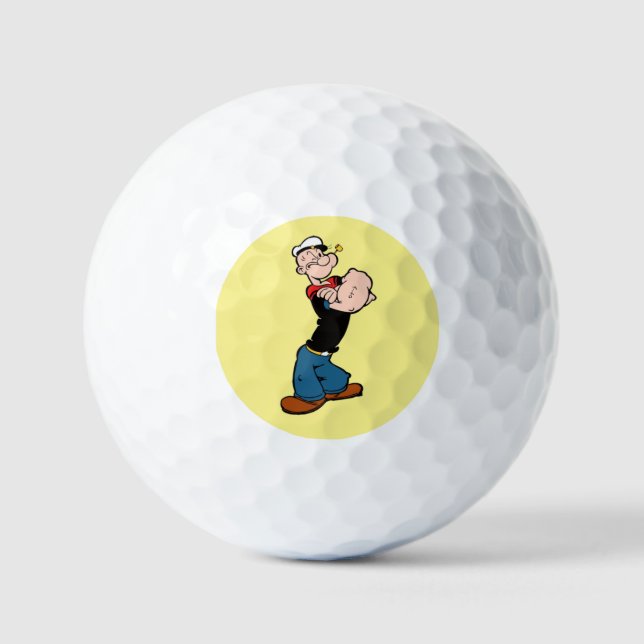 Balles De Golf Popeye Golf Balls (Recto)