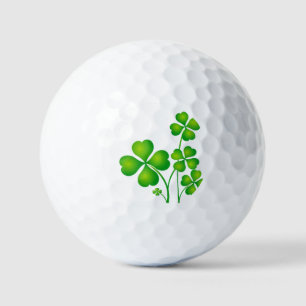 Balles De Golf Porte - clé Shamrock vert
