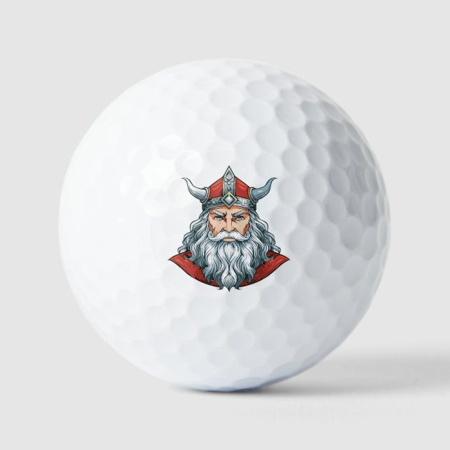 Balles De Golf Portrait du dieu Odin (Recto)