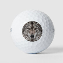 Portrait géométrique Wolf Lone