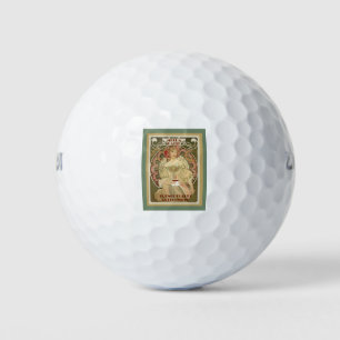 Balles De Golf Poster vintage de café