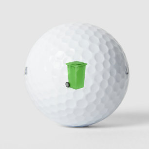 Balles De Golf Poubelle verte