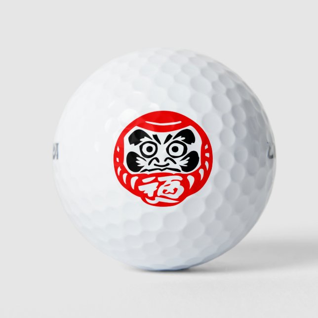 Balles De Golf Poupée Daruma (Devant)