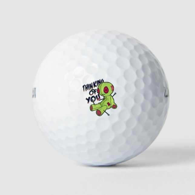 Balles De Golf Poupée vaudou Penser à vous (Devant)