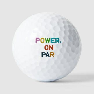 Balles De Golf "power on Par : Golf Ball Edition"
