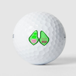 Balles De Golf Prêt pour la pop bébé fille pois rose