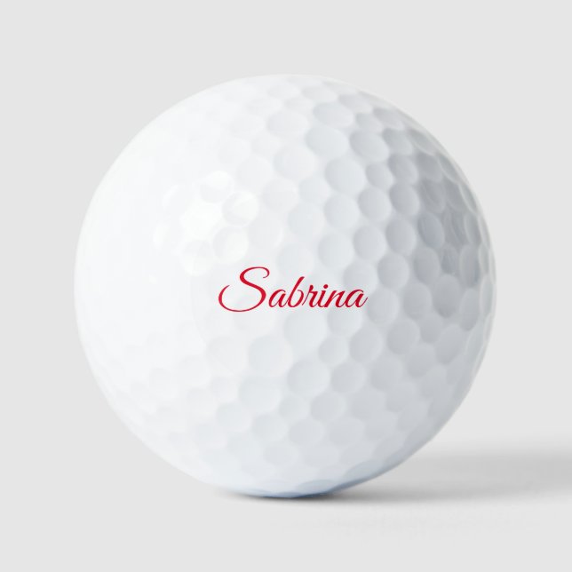 Balles De Golf Professional classical handwriting name custom (Recto)