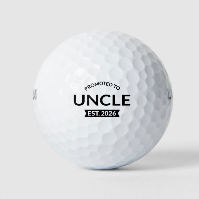 Balles De Golf Promu À Oncle Est. 2026 II (Devant)