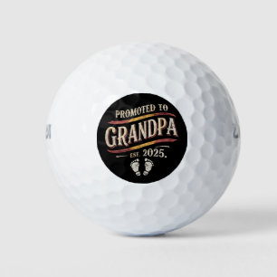 Balles De Golf Promu Grand-père 2025 Grand-père est 2025 